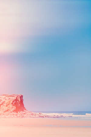 Coastal art print, holiday destination and travel concept - Dreamy ocean coast in summerの写真素材