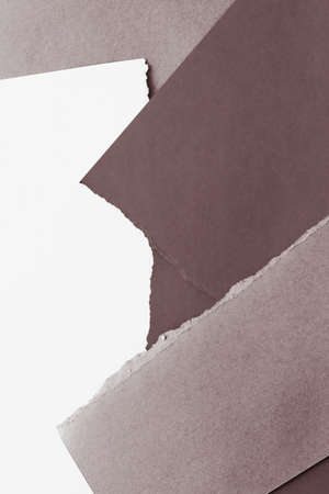 Torn paper texture as background. Creativity takes timeの写真素材