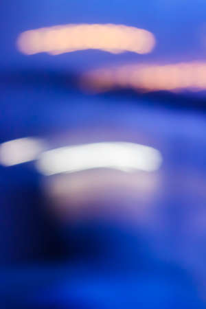 Abstract background, defocused textures and modern design concept - Evening city lights in motionの写真素材
