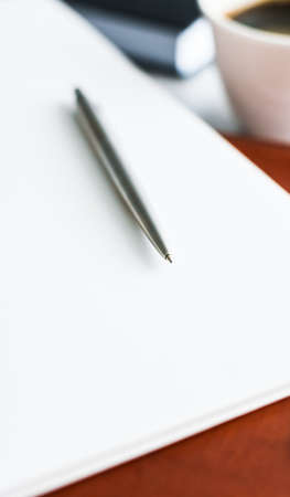 Workspace, meeting and corporate lifestyle concept - Business office desk, work productivityの写真素材