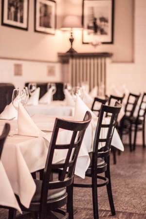 Celebration event, interior design and luxury service concept - Restaurant table setting, classic decorの写真素材