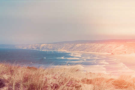 Nature, vacation and summer concept - Ocean coast view, perfect travel and holiday destinationの写真素材