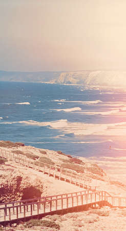 Nature, vacation and summer concept - Ocean coast view, perfect travel and holiday destinationの写真素材