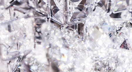 Gemstone, jewellery design and luxurious shopping concept - Diamonds and crystals, luxury textured backgroundの写真素材