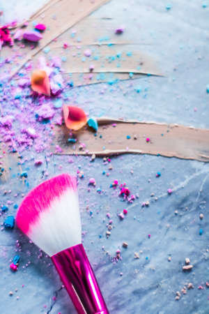 Beauty textures, mua products and shopping concept - Art of makeup, cosmetic background for beauty, fashion blog and online shopの写真素材