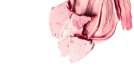 Beauty texture, cosmetic product and art of make-up concept - Crushed eyeshadow, powder and liquid...