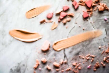 Beauty textures, mua products and shopping concept - Art of makeup, cosmetic background for beauty, fashion blog and online shopの写真素材