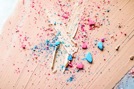 Beauty textures, mua products and shopping concept - Art of makeup, cosmetic background for beauty, fashion blog and online shopの写真素材