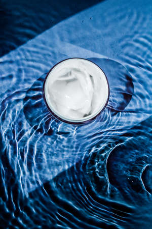 Moisturizing beauty cream, skincare and spa cosmetics - Anti-age product, luxury body care and organic science conceptの写真素材