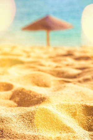 Travel destinations, dream vacation and summer concept - Sunny beach in summertime, perfect family...