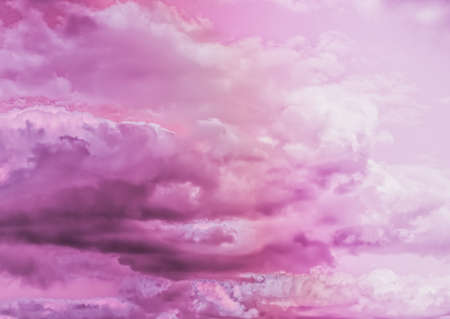 Magical dream, nature backdrop and spiritual holiday concept - Dreamy surreal sky as abstract art, fantasy pastel colours background for modern designの写真素材