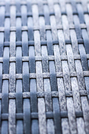 Interior materials, natural pattern and wooden backdrop concept - Rattan texture background, garden furniture design detailの写真素材