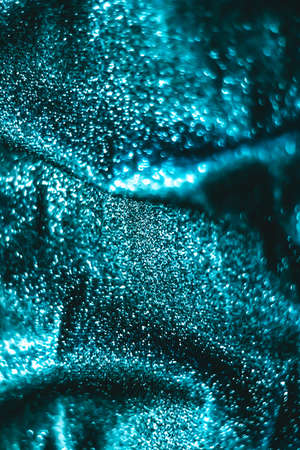 Luxe glowing texture, night club branding and New Years party concept - Emerald holiday sparkling...
