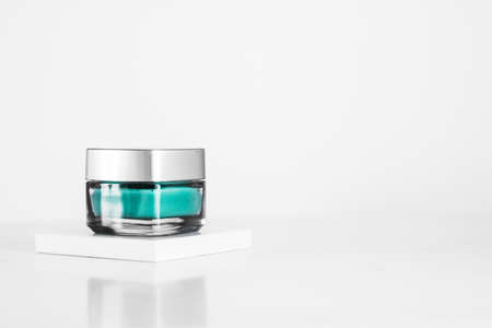 Luxe cosmetics, anti-age moisturizer and organic mask concept - Beauty complexion face cream for...