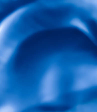 Holiday branding, beauty glamour and cyber backgrounds concept - Blue abstract art background, silk texture and wave lines in motion for classic luxury designの写真素材