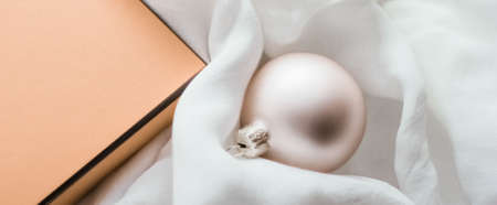 Holidays branding, happy giving and decoration concept - Christmas holiday background, festive...