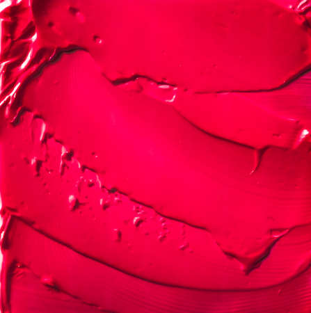 Glamour, branding and makeup art concept - Red cosmetic texture background, make-up and skincare cosmetics product, cream, lipstick, moisturizer macro as luxury beauty brand, holiday flatlay designの写真素材