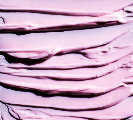 Glamour, branding and makeup art concept - Pink cosmetic texture background, make-up and skincare cosmetics product, cream, lipstick, moisturizer macro as luxury beauty brand, holiday flatlay designの写真素材