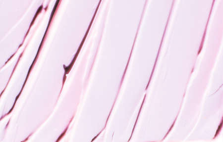 Glamour, branding and makeup art concept - Pink cosmetic texture background, make-up and skincare cosmetics product, cream, lipstick, moisturizer macro as luxury beauty brand, holiday flatlay designの写真素材