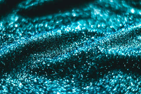 Luxe glowing texture, night club branding and New Years party concept - Emerald holiday sparkling glitter abstract background, luxury shiny fabric material for glamour design and festive invitationの写真素材