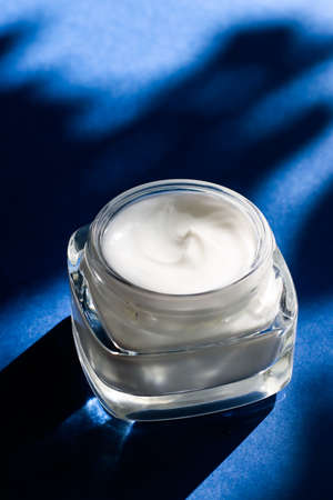 Anti-age moisturizer, luxe cosmetics and organic science concept - Moisturizing beauty face cream...