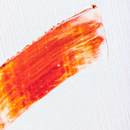 Art, branding and vintage concept - Artistic abstract texture background, orange acrylic paint brush stroke, textured ink oil splash as print backdrop for luxury holiday brand, flatlay banner designの写真素材