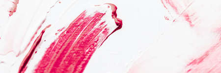 Art, branding and vintage concept - Artistic abstract texture background, pink acrylic paint brush stroke, textured ink oil splash as print backdrop for luxury holiday brand, flatlay banner designの写真素材