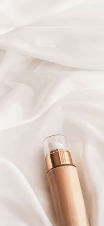 Cosmetic branding, glamour and skincare concept - Tonal bb cream bottle make-up fluid foundation...