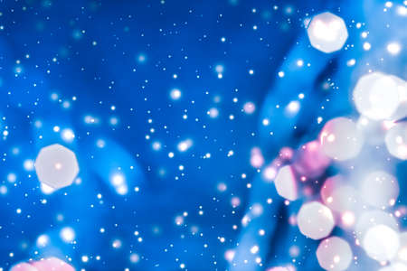 Christmas lights, New Years Eve fireworks and abstract texture concept - Magic sparkling shiny...
