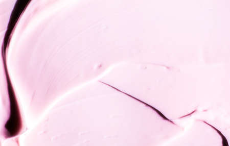 Glamour, branding and makeup art concept - Pink cosmetic texture background, make-up and skincare...