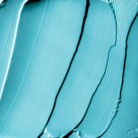 Glamour, branding and makeup art concept - Mint cosmetic texture background, make-up and skincare...