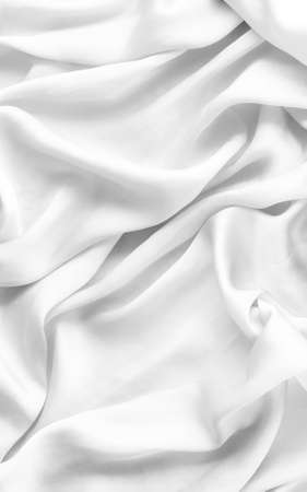 Fashion brand, elegant fabric and girly glamour concept - Luxury white soft silk flatlay background...