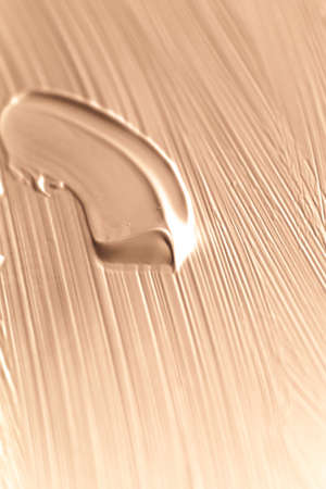 Art, branding and makeup concept - Cosmetics abstract texture background, beige acrylic paint brush stroke, textured cream product as make-up backdrop for luxury beauty brand, holiday banner designの写真素材