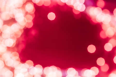 Holiday branding, glam and glow concept - Glamorous white shiny glitter on pink abstract background, Christmas, New Years and Valentines Day backdrop, bokeh overlay for luxury holidays brand designの写真素材