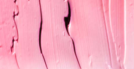 Glamour, branding and makeup art concept - Pink cosmetic texture background, make-up and skincare...