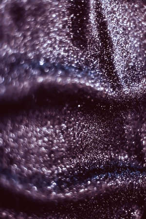 Luxe glowing texture, night club branding and New Years party concept - Purple holiday sparkling glitter abstract background, luxury shiny fabric material for glamour design and festive invitationの写真素材