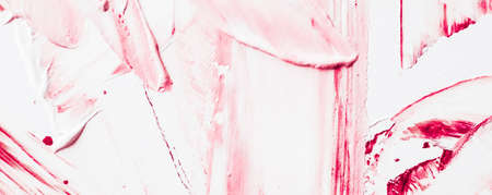 Art, branding and vintage concept - Artistic abstract texture background, pink acrylic paint brush stroke, textured ink oil splash as print backdrop for luxury holiday brand, flatlay banner designの写真素材