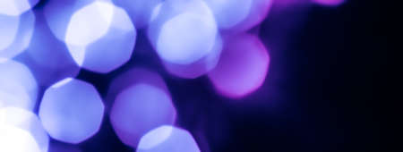 Holiday branding, glam and glow concept - Glamorous purple shiny glitter on black abstract background, Christmas, New Years and Valentines Day backdrop, bokeh overlay for luxury holidays brand designの写真素材