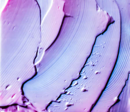 Glamour, branding and makeup art concept - Purple cosmetic texture background, make-up and skincare cosmetics product, cream, lipstick, moisturizer macro as luxury beauty brand, holiday flatlay designの写真素材