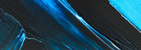 Art, branding and vintage concept - Artistic abstract texture background, blue acrylic paint brush stroke, textured ink oil splash as print backdrop for luxury holiday brand, flatlay banner designの写真素材