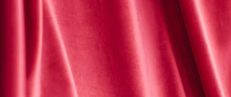 Decoration, branding and surface concept - Abstract pink fabric background, velvet textile material for blinds or curtains, fashion texture and home decor backdrop for luxury interior design brandの写真素材