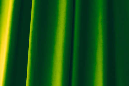 Decoration, branding and surface concept - Abstract green fabric background, velvet textile material for blinds or curtains, fashion texture and home decor backdrop for luxury interior design brandの写真素材