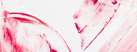 Art, branding and vintage concept - Artistic abstract texture background, pink acrylic paint brush stroke, textured ink oil splash as print backdrop for luxury holiday brand, flatlay banner designの写真素材