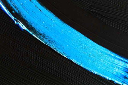 Art, branding and vintage concept - Artistic abstract texture background, blue acrylic paint brush stroke, textured ink oil splash as print backdrop for luxury holiday brand, flatlay banner designの写真素材