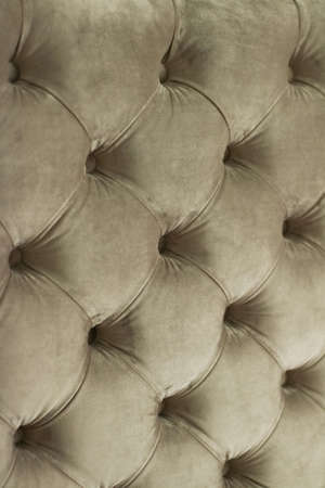 Furniture design, classic interior and royal vintage material concept - Luxury velour quilted sofa...