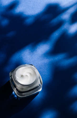 Anti-age moisturizer, luxe cosmetics and organic science concept - Moisturizing beauty face cream...