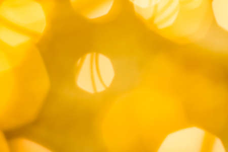 Golden Christmas lights, New Years Eve fireworks and abstract texture concept - Glamorous gold shiny glow and glitter, luxury holiday backgroundの写真素材