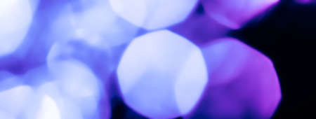 Holiday branding, glam and glow concept - Glamorous purple shiny glitter on black abstract background, Christmas, New Years and Valentines Day backdrop, bokeh overlay for luxury holidays brand designの写真素材