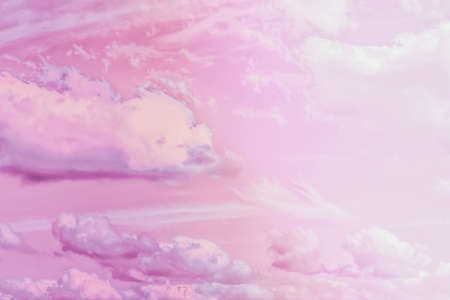 Magical dream, nature backdrop and spiritual holiday concept - Dreamy surreal sky as abstract art, fantasy pastel colours background for modern designの写真素材
