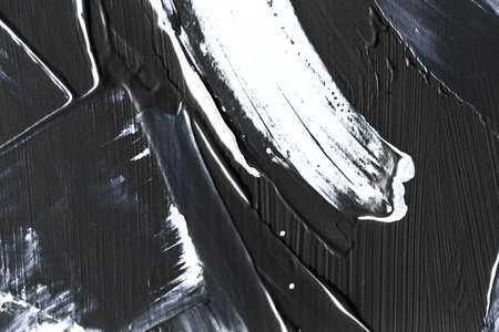 Art, branding and vintage concept - Artistic abstract texture background, white acrylic paint brush...